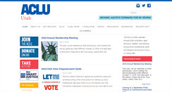 Desktop Screenshot of acluutah.org
